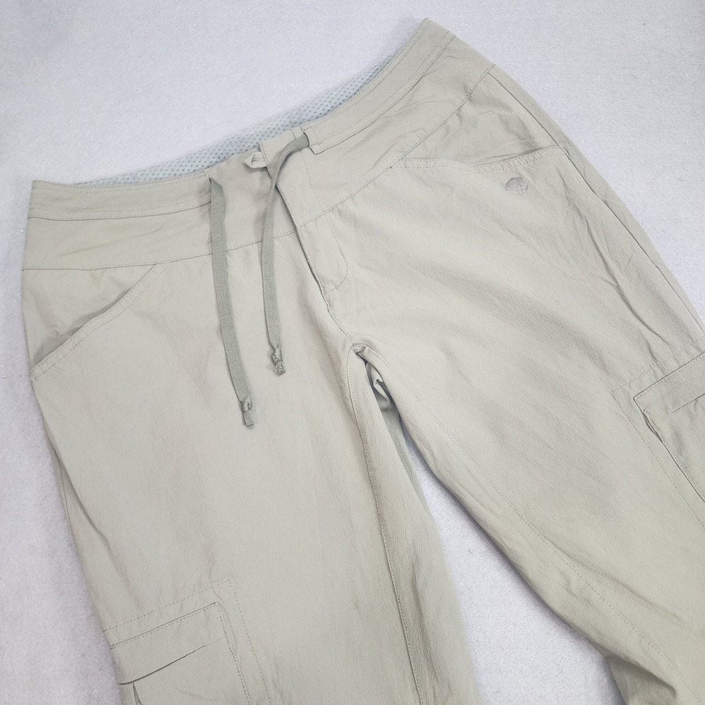 Mountain Hardwear Convertible Cargo Pants Sage Green Hiking Womens 8/32